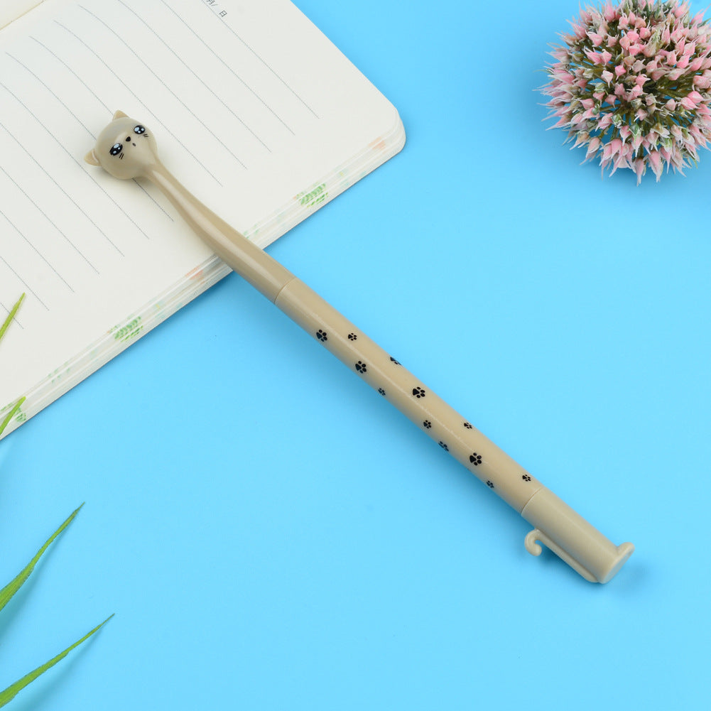 Wholesale Plastic Cartoon Tall Cat Gel Pen